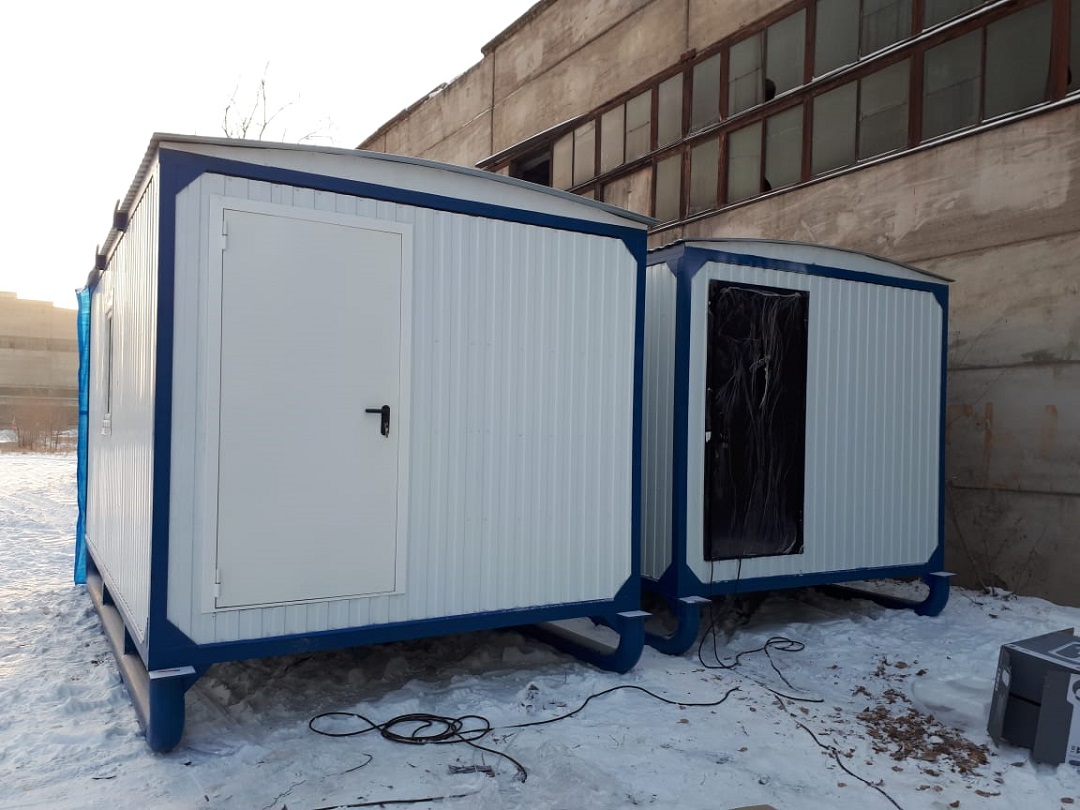 В поселки Сындасско и Попигай сельского поселения Хатанга доставлены два мобильных перевозимых здания для обеспечения хранения тел умерших