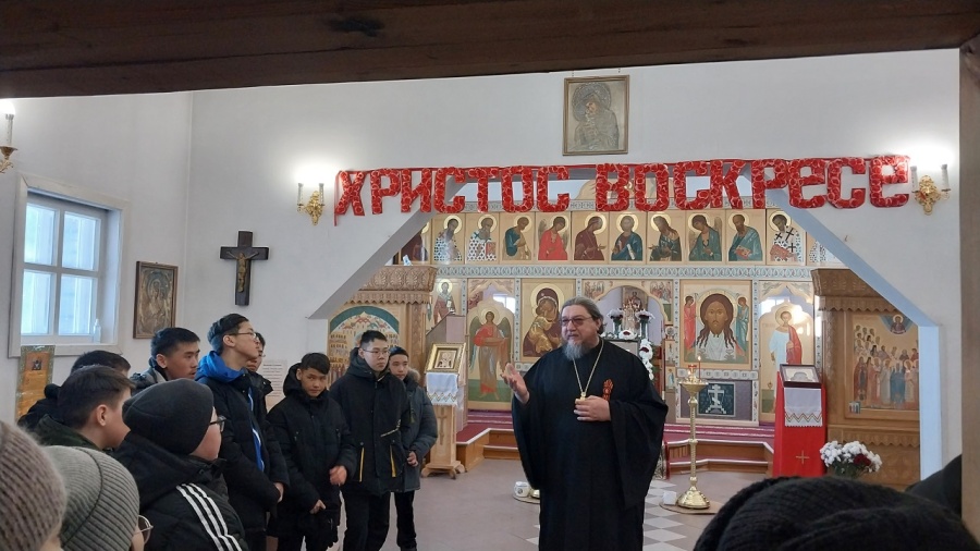 Беседа с батюшкой       