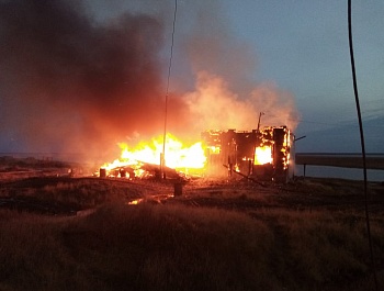 Информация по обстановке, сложившейся в результате пожара и отключения электроснабжения в поселке Сындасско